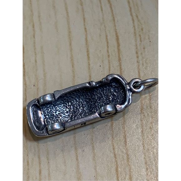 Race Car Sterling Silver Jewelry Charm #vehicle #speed #travel - Picture 4 of 6